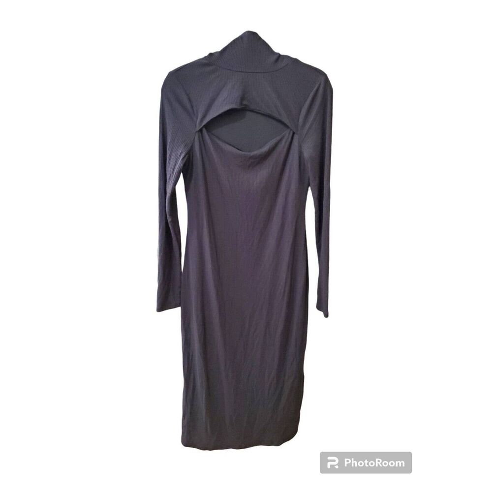 AND NOW THIS Cutout Bodycon Dress Juniors Medium Black